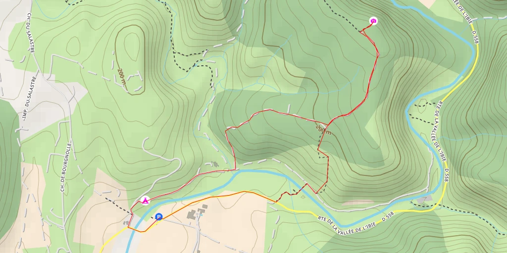 Map of the trail for Ranc de l'Arc