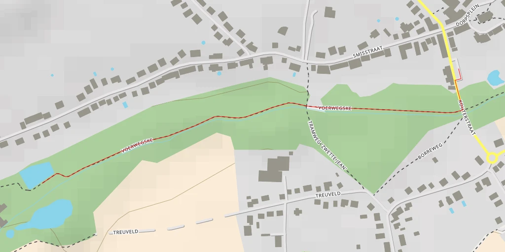 Carte de l'itinéraire :  Voerwegske - Voerwegske