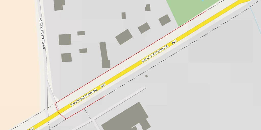 Map of the trail for Haachtsesteenweg