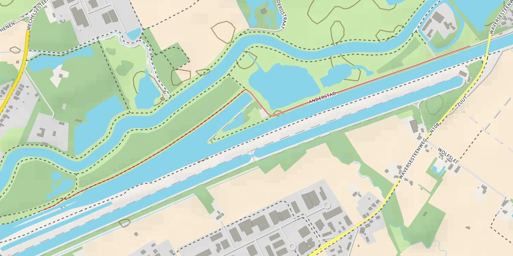 Map of the trail for Boomgaardstraat