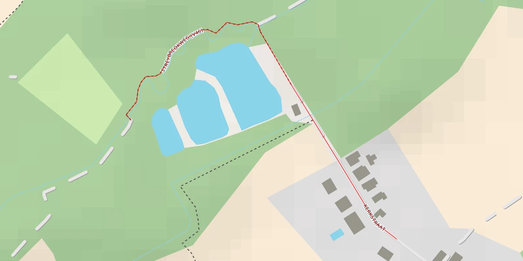 Map of the trail for Streybreokweg (V46) - Streybreokweg (V46)