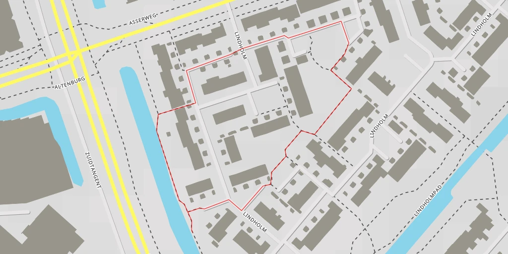 Map of the trail for Lindholm