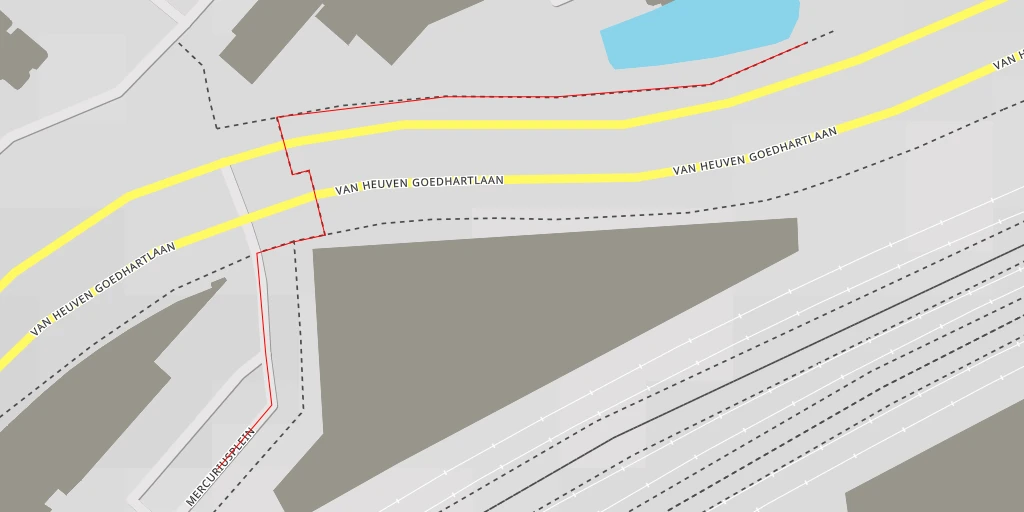 Map of the trail for Van Heuven Goedhartlaan - Van Heuven Goedhartlaan