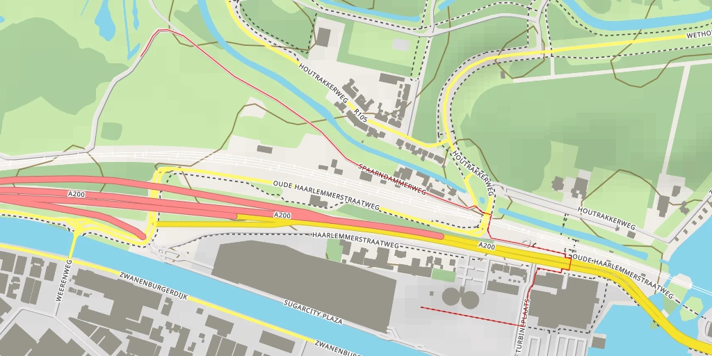 Map of the trail for Batterijweg - Batterijweg