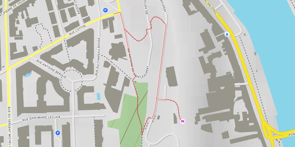 Map of the trail for Tour des Deux Amants