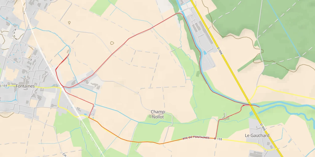 Map of the trail for Chemin du Moulin Neuf - Chemin du Moulin Neuf