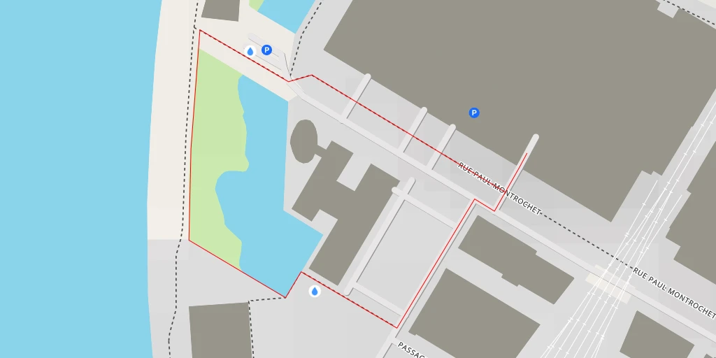 Map of the trail for Quai Rambaud - Lyon