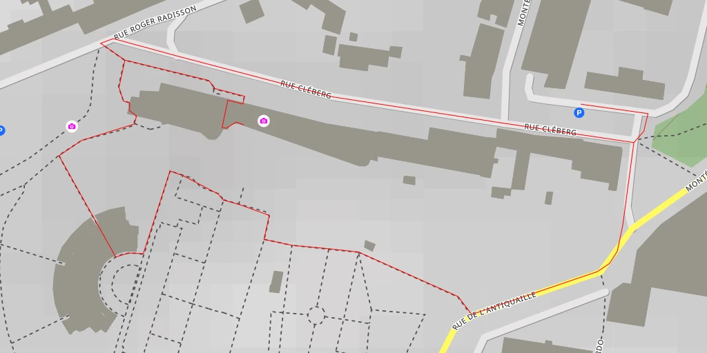 Map of the trail for Esplanade