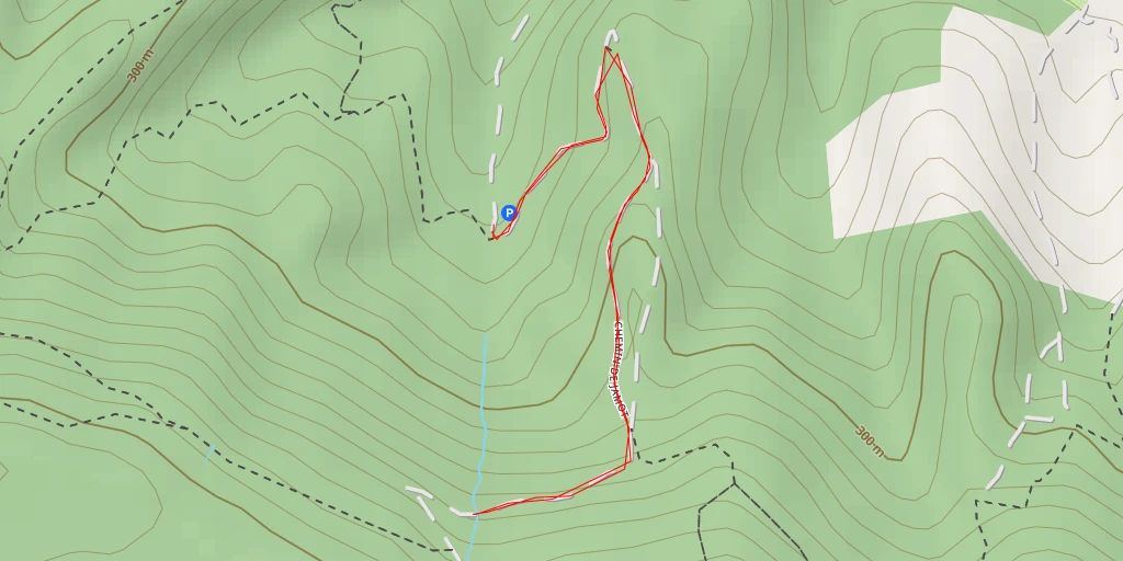 Map of the trail for Chemin de Jamot - Chemin de Jamot