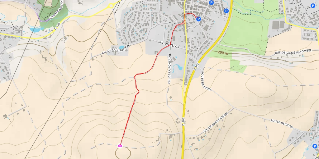 Map of the trail for AI