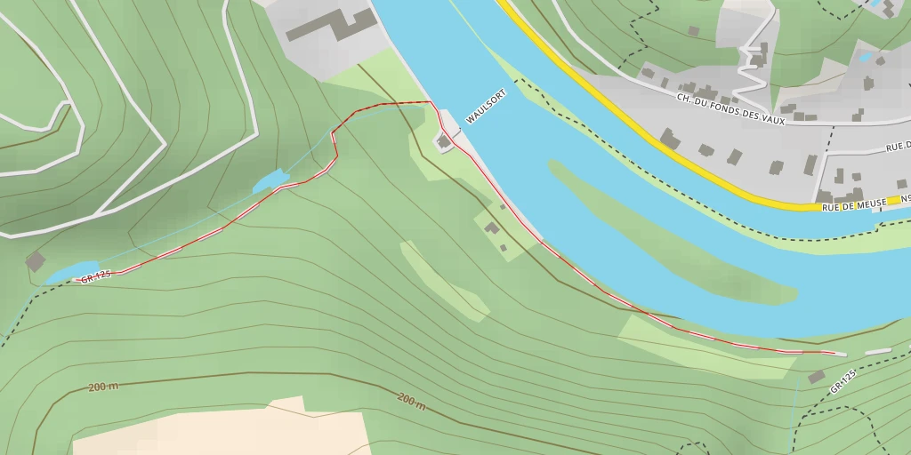 Map of the trail for Domaine du Bonsoy - Rue Azur