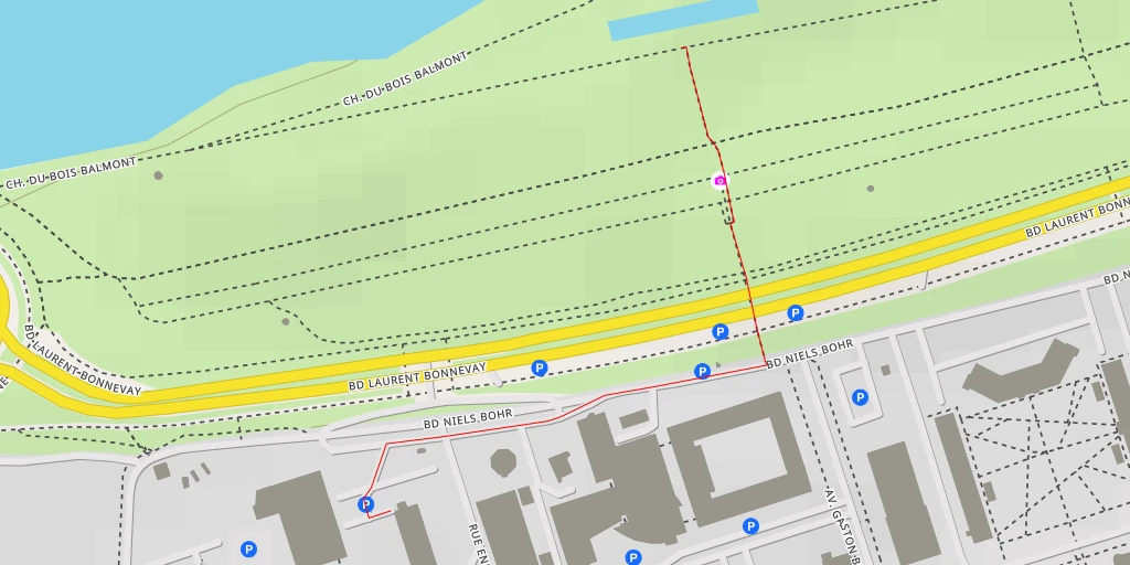 Map of the trail for Chemin du Bois Balmont - Chemin du Bois Balmont - Villeurbanne