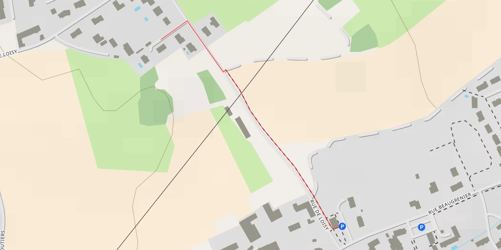 Map of the trail for Rue Vie de Loisy