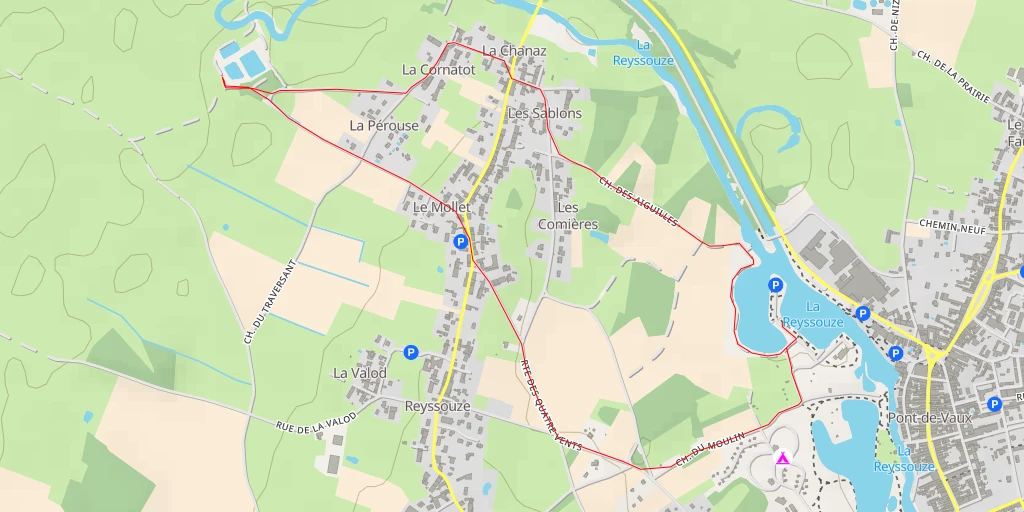 Map of the trail for Chemin de Condamine - Chemin de Condamine