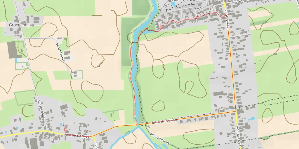 Map of the trail for Provincialeweg