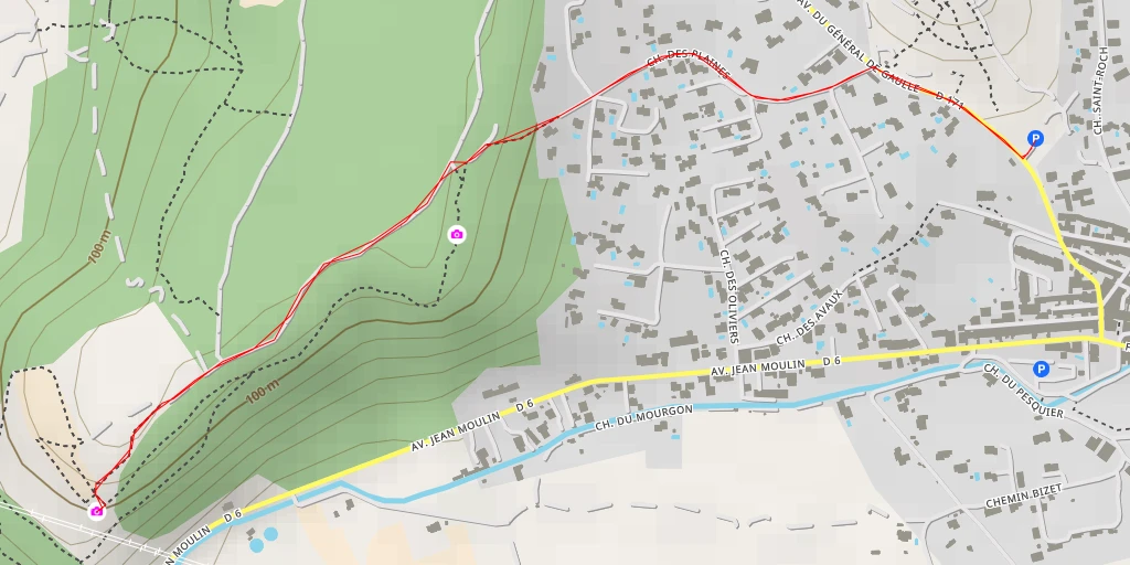 Map of the trail for Chartreuse de Bonpas - Caumont-sur-Durance