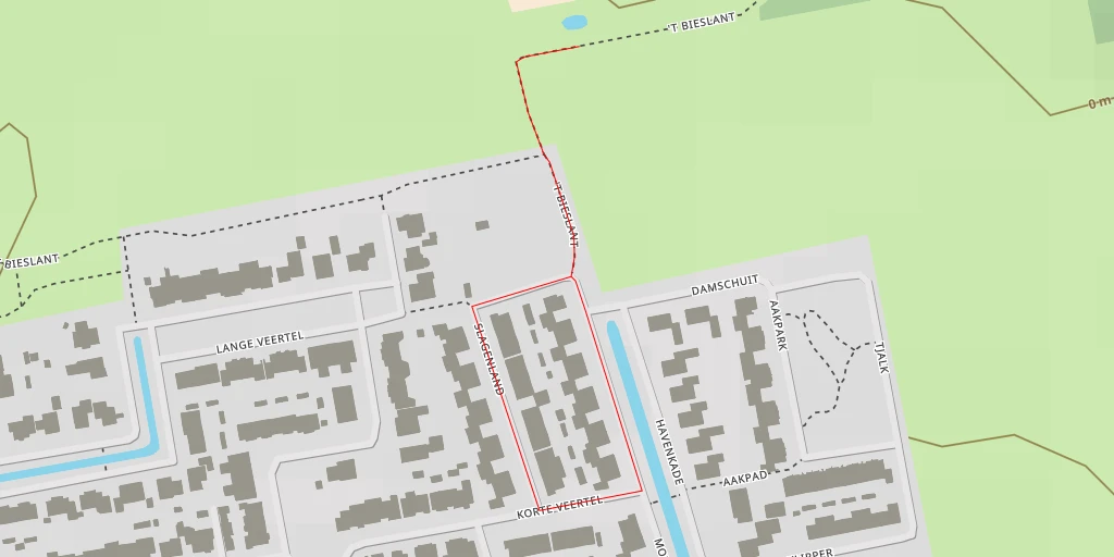 Map of the trail for 't Bieslant - 't Bieslant