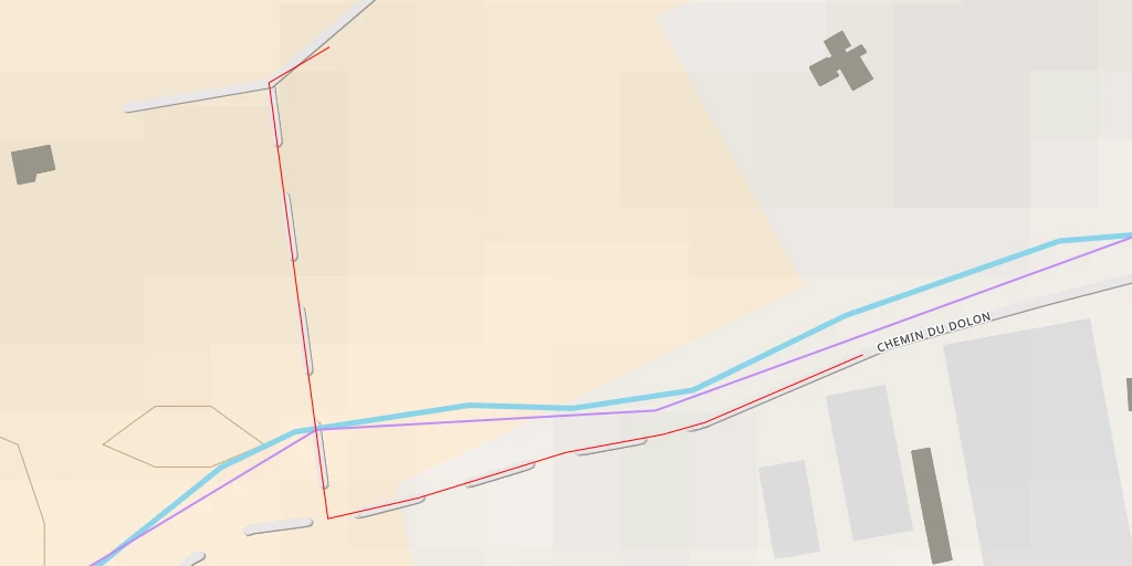 Map of the trail for Station d'épuration