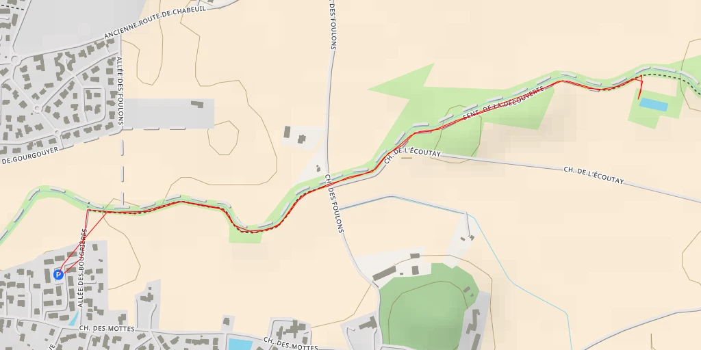 Map of the trail for Sentier de la Découverte - Sentier de la Découverte