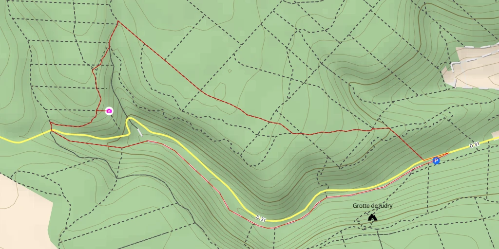 Map of the trail for Aiguillon de Chamboeuf - Gevrey-Chambertin