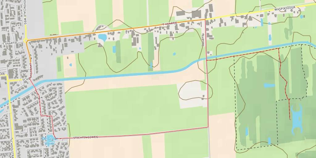 Map of the trail for Tolweg