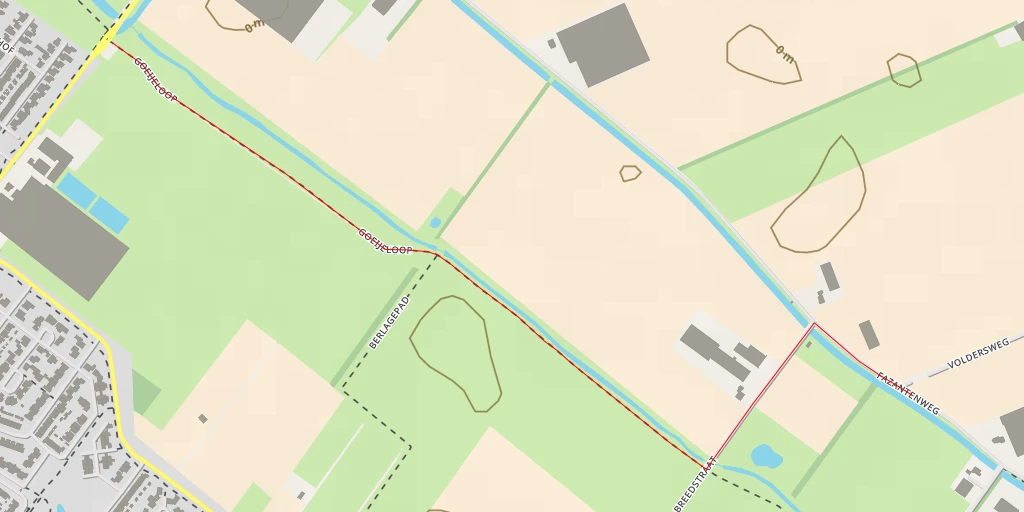 Map of the trail for Fazantenweg - Fazantenweg