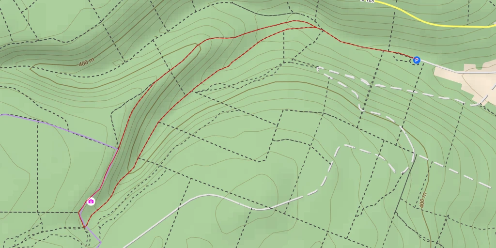 Carte de l'itinéraire :  Chemin de l'Epoisse