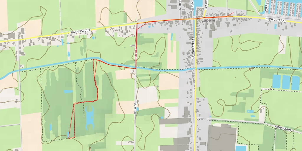 Map of the trail for Tolweg