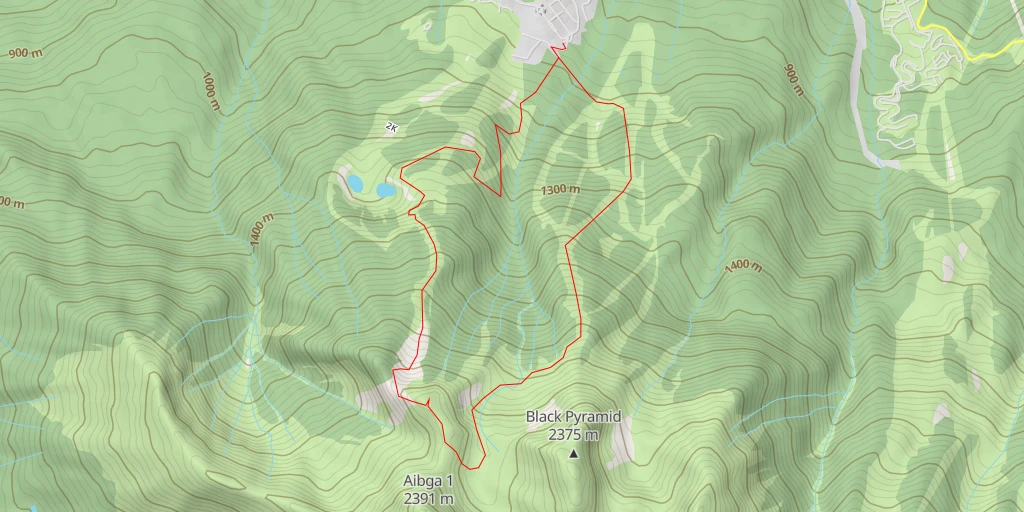 Map of the trail for 4A