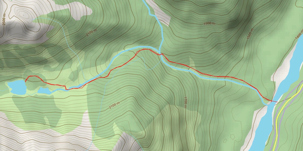 Carte de l'itinéraire :  Вид на бадукское озеро