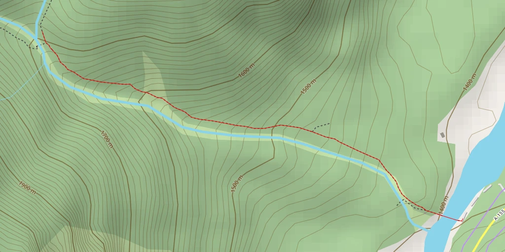 Map of the trail for Реки региона - А-155