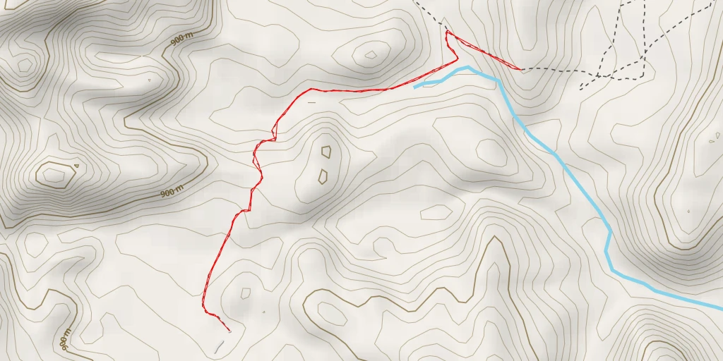 Map of the trail for Ampasimaiky