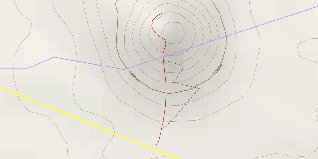 Map of the trail for زندان سلیمان