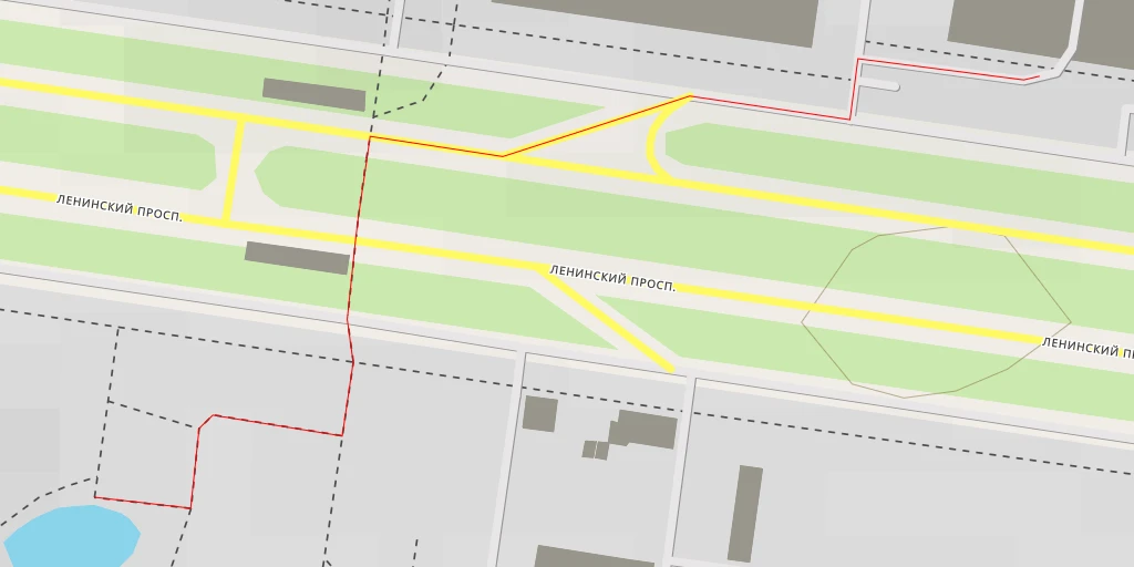 Map of the trail for Ленинский проспект - Тольятти