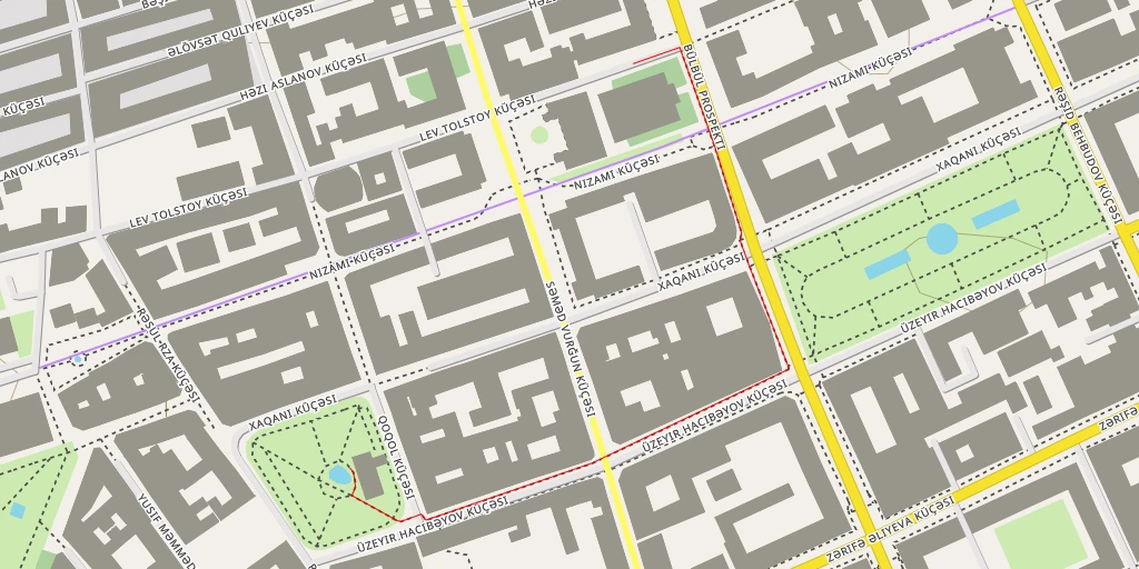 Map of the trail for Mardanov Brothers street