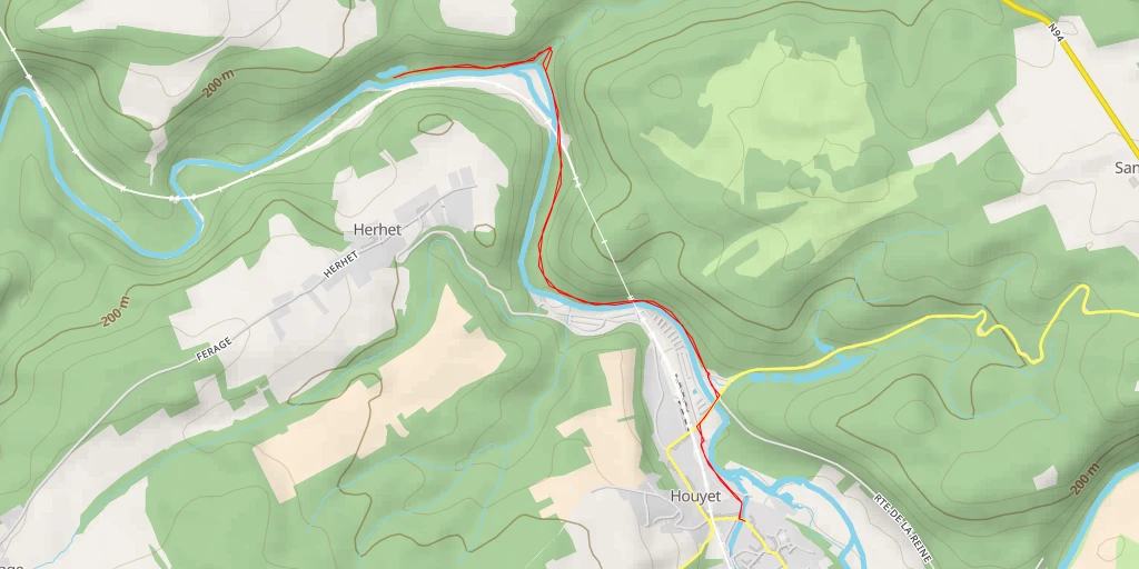 Map of the trail for Station d'épuration de Celles (Gendron) - Rue de Gendron