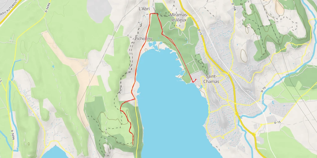 Map of the trail for Route de Saint-Chamas - Istres