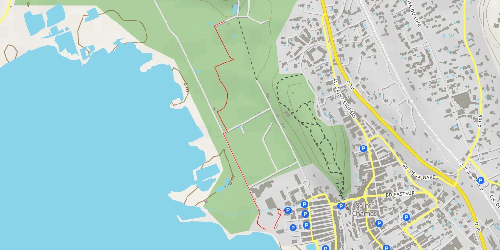 Map of the trail for Systeme d''amené d'eau