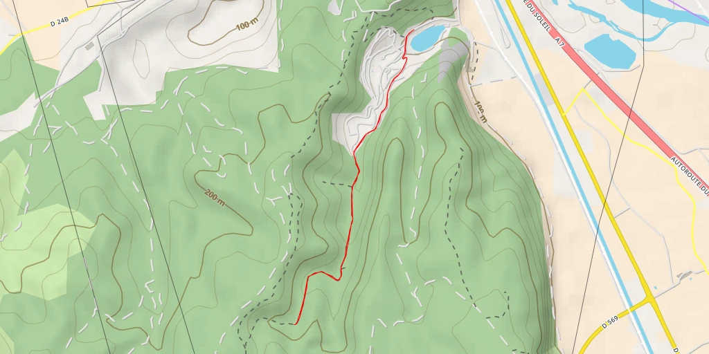 Map of the trail for Vallon du Pécheur - Vallon du Pécheur