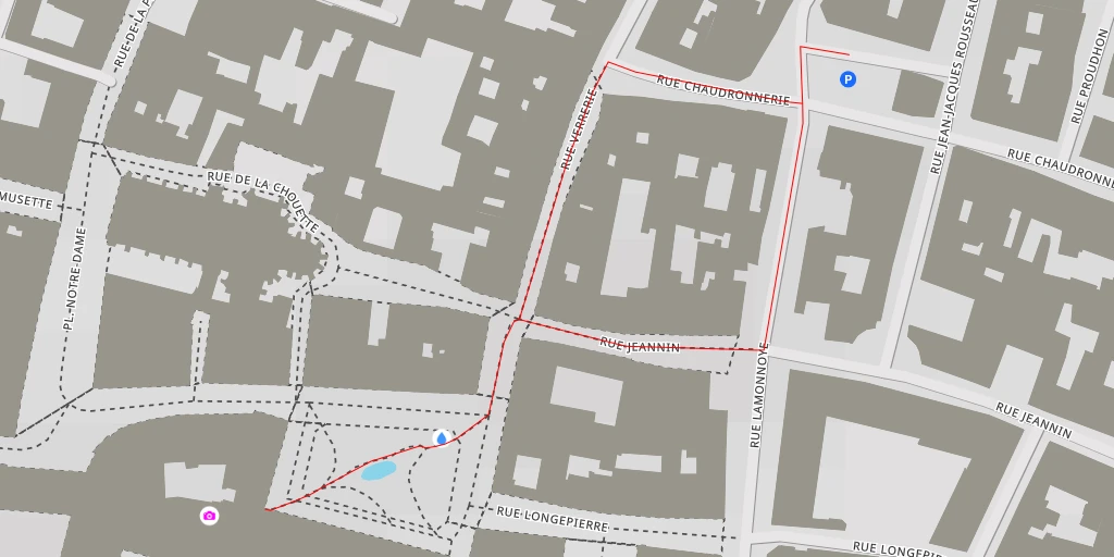 Map of the trail for Tour Philippe Le Bon