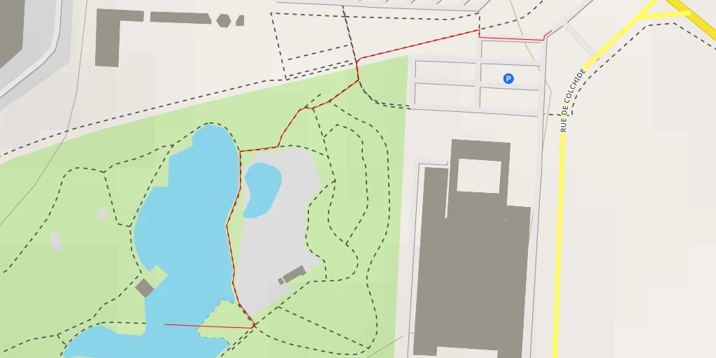 Map of the trail for Boulevard Winston Churchill - Dijon