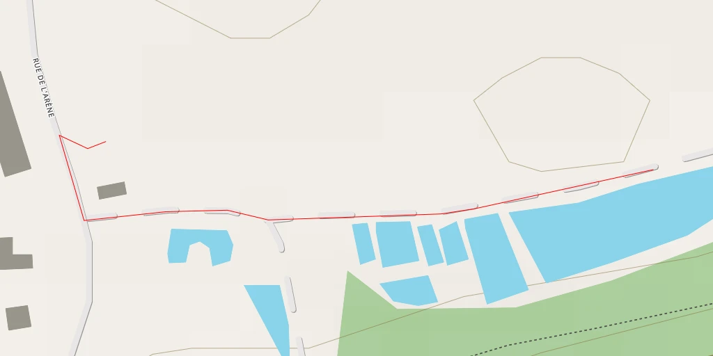 Map of the trail for Lotissement du Bois des Rois