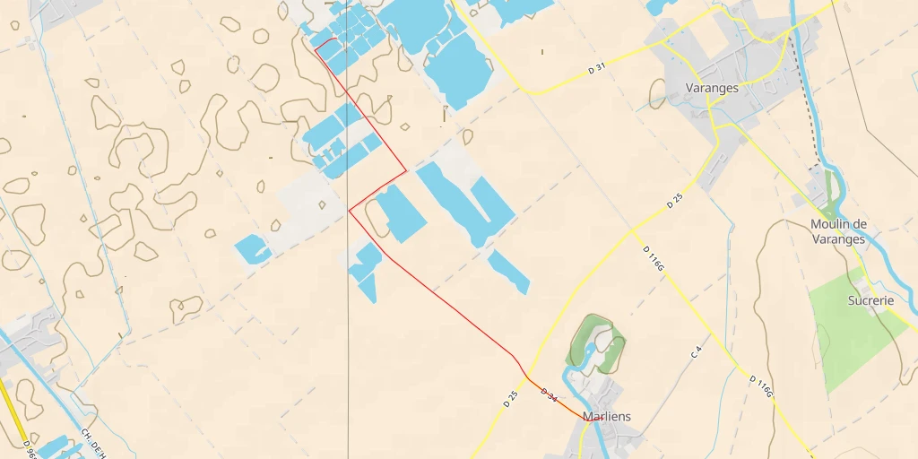 Map of the trail for 21110