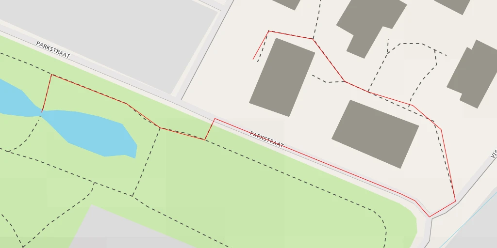 Map of the trail for Parkstraat