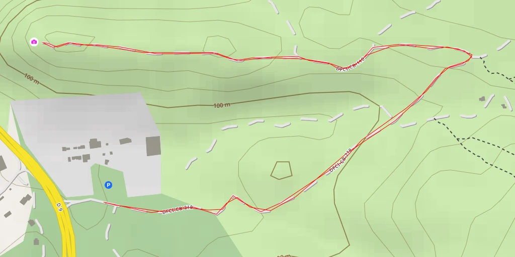 Map of the trail for D 9