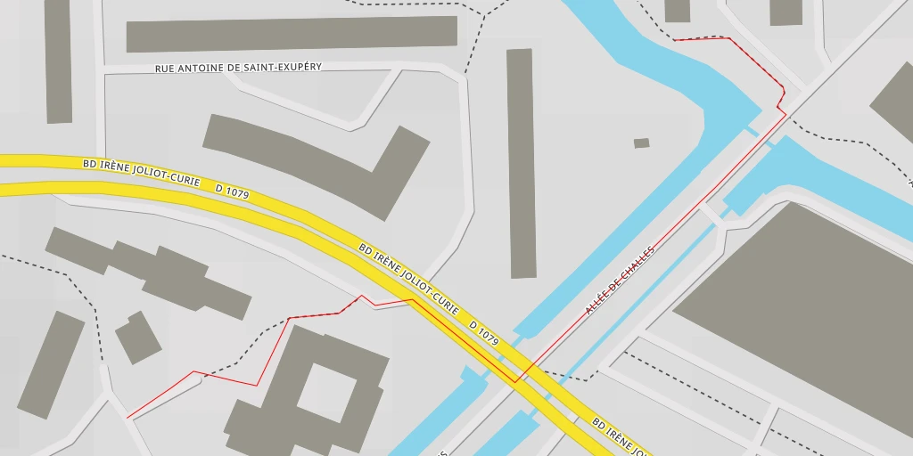 Map of the trail for La Traverse