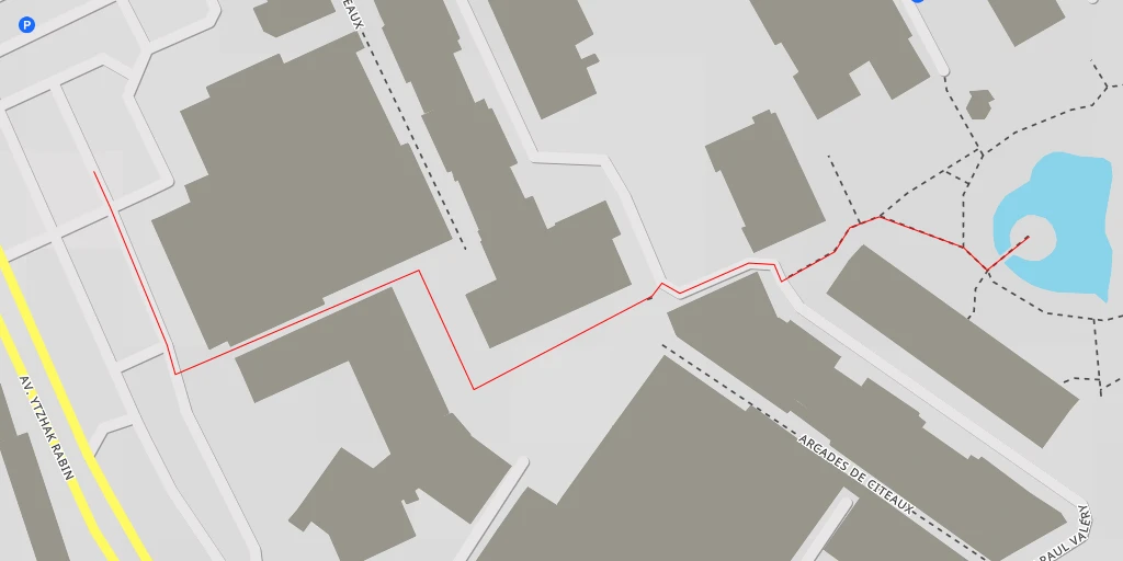 Map of the trail for Chemin des Monts de Provence