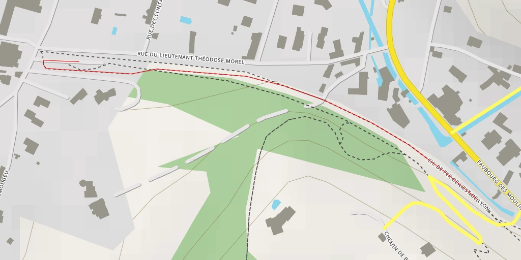 Map of the trail for Voie Verte des Balcons du Dauphiné - Voie Verte des Balcons du Dauphiné