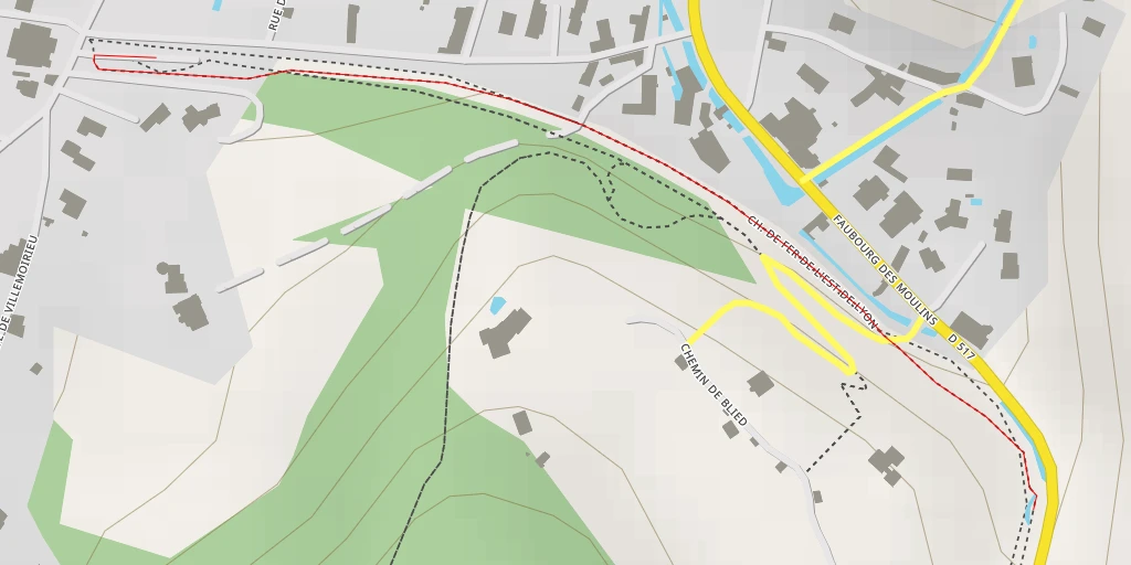 Map of the trail for Voie Verte des Balcons du Dauphiné - Voie Verte des Balcons du Dauphiné