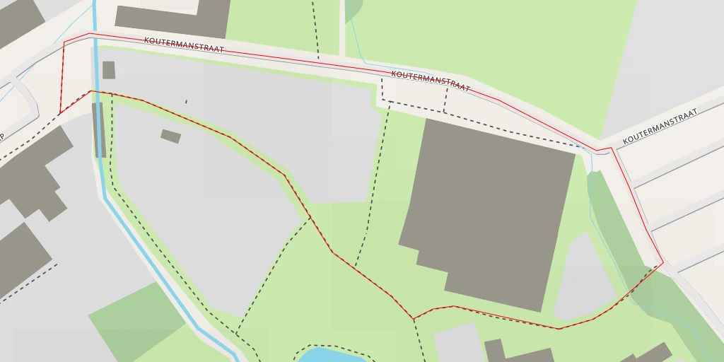 Map of the trail for Gocars-track - Koutermanstraat